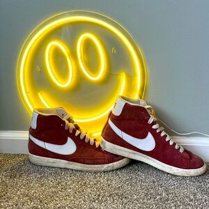 Maroon Nike blazers